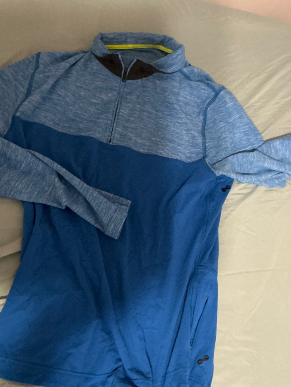 Vintage Lululemon half zip with pocket
